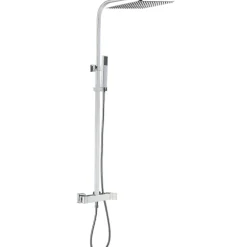 Essebagno Colonne de douche chromée avec mitigeur mécanique Kiara* Colonne De Douche Mécanique
