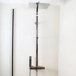 Essebagno Colonne de douche chromée avec mitigeur mécanique Kiara* Colonne De Douche Mécanique