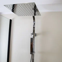 Essebagno Colonne de douche chromée avec mitigeur mécanique Kiara* Colonne De Douche Mécanique
