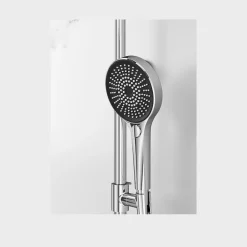 Dileci Colonne de douche couleur chrome -