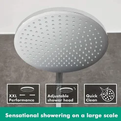 Hansgrohe Colonne de douche Crometta S 240 chromé 27267000* Colonne De Douche Thermostatique
