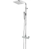 Autres Colonne de douche design carre Robinet Mitigeur thermostatique chrome* Colonne De Douche Thermostatique