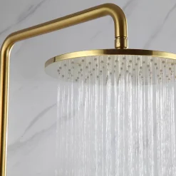 Hudor Colonne de douche dorée SC008 collection Scamandre