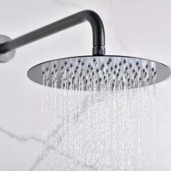 Imex Colonne de Douche Encastrée Anti-Calcaire Black Gun Métal MONZA GPM039/BGM