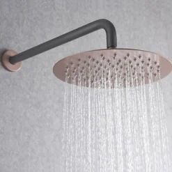 Imex Colonne de Douche Encastrée Anti-Calcaire Gris et Champagne LINE GPD038/GC