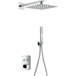 Imex Colonne de Douche Encastrée Thermostatique Anti-Calcaire Chrome MADEIRA GTM021* Colonne De Douche Encastrable