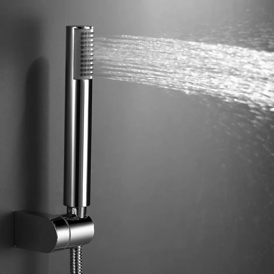 Imex Colonne de Douche Encastrée Thermostatique Anti-Calcaire Chrome MONZA GTD038* Colonne De Douche Encastrable