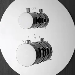 Imex Colonne de Douche Encastrée Thermostatique Anti-Calcaire Chrome MONZA GTD038* Colonne De Douche Encastrable