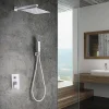 Imex Colonne de Douche Encastrée Anti-Calcaire Blanc Mat DUBLIN GPE006/BL* Colonne De Douche Encastrable