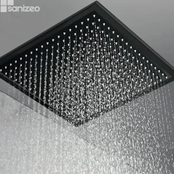 Imex Colonne de Douche Encastrée Anti-Calcaire Noir Mat VOLGA GET015/NG