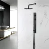 Bellegno Colonne de douche encastrée thermostatique PURA noir mat* Colonne De Douche Encastrable