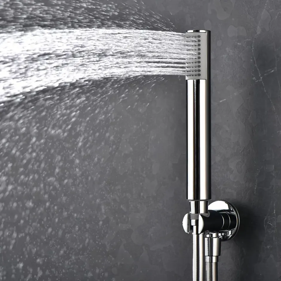 Imex Colonne de Douche Encastrée Thermostatique Anti-Calcaire Chrome MONZA GTM039