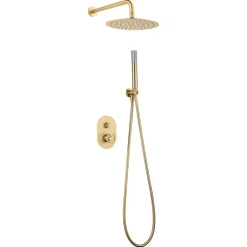 Imex Colonne de Douche Encastrée Anti-Calcaire Or Brossé OLIMPO GPC033/OC