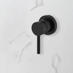 Bellegno Colonne de douche encastrée thermostatique MINIMALISTA noir mat
