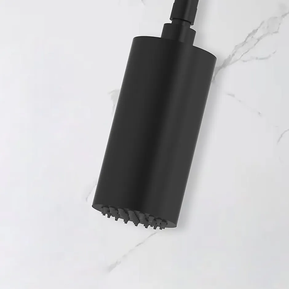 Bellegno Colonne de douche encastrée thermostatique MINIMALISTA noir mat