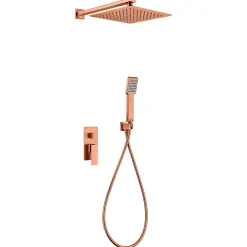 Imex Colonne de Douche Encastrée Anti-Calcaire Or Rose Cuivré PISA GPP048/ORC