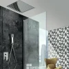 Imex Colonne de Douche Encastrée Anti-Calcaire Chrome VOLGA GET015* Colonne De Douche Encastrable