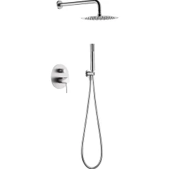 Imex Colonne de Douche Encastrée Anti-Calcaire Chrome LINE GPD038* Colonne De Douche Encastrable