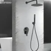 Imex Colonne de Douche Encastrée Anti-Calcaire Noir Mat DELOS GPD055/NG