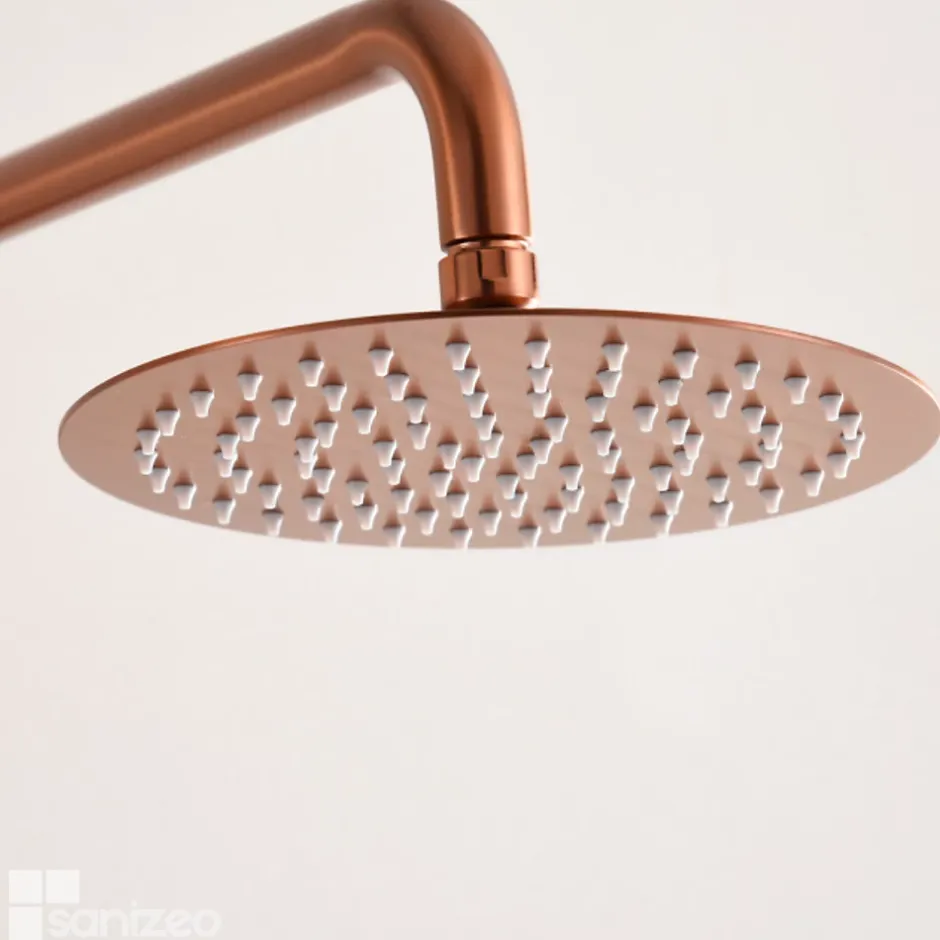 Imex Colonne de Douche Encastrée Anti-Calcaire Or Rose Cuivré DELOS GPD055/ORC* Colonne De Douche Encastrable