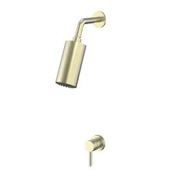 Bellegno Colonne de douche encastrée thermostatique MINIMALISTA or brossé* Colonne De Douche Encastrable