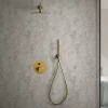 Imex Colonne de Douche Encastrée Anti-Calcaire Or Brossé LINE GPD038/OC