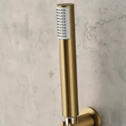 Imex Colonne de Douche Encastrée Anti-Calcaire Or Brossé LINE GPD038/OC