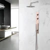 Bellegno Colonne de douche encastrée thermostatique PURA cuivre brossé