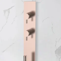 Bellegno Colonne de douche encastrée thermostatique PURA cuivre brossé