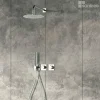 Imex Colonne de Douche Encastrée Thermostatique Anti-Calcaire Chrome TIBET GTT054