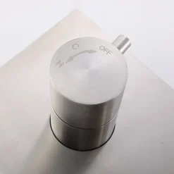 Bellegno Colonne de douche encastrée thermostatique CORPOSA acier brossé