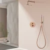 Imex Colonne de Douche Encastrée Thermostatique Anti-Calcaire Or Rose Cuivré MONZA GTD038//ORC* Colonne De Douche Encastrable
