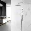 Bellegno Colonne de douche encastrée thermostatique PURA acier brossé* Colonne De Douche Encastrable