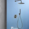 Imex Colonne de Douche Encastrée Thermostatique Anti-Calcaire Black Gun Métal GENOVA GTG053/BGM