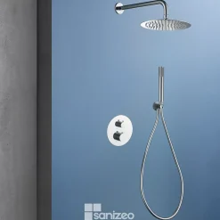Imex Colonne de Douche Encastrée Thermostatique Anti-Calcaire Chrome GENOVA GTG053