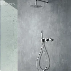 Imex Colonne de Douche Encastrée Thermostatique Anti-Calcaire Chrome ASSEN GTA052* Colonne De Douche Encastrable