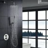 Imex Colonne de Douche Encastrée Thermostatique Acier Inoxydable Intérieur / Extérieur MOSCU GTK034* Colonne De Douche Encastrable