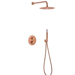 Imex Colonne de Douche Encastrée Anti-Calcaire Or Rose Cuivré MONZA GPM039/ORC* Colonne De Douche Encastrable