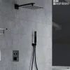 Imex Colonne de Douche Encastrée Thermostatique Anti-Calcaire Noir Mat MADEIRA GTM021/NG