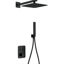 Imex Colonne de Douche Encastrée Thermostatique Anti-Calcaire Noir Mat MADEIRA GTM021/NG
