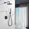 Imex Colonne de Douche Encastrée Thermostatique Anti-Calcaire Noir Mat MONZA GTM039/NG