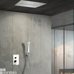 Imex Colonne de Douche Encastrée Anti-Calcaire Chrome MALAGA GTS020