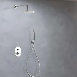 Imex Colonne de Douche Encastrée Anti-Calcaire Chrome OLIMPO GPC033* Colonne De Douche Encastrable