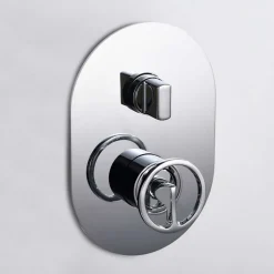 Imex Colonne de Douche Encastrée Anti-Calcaire Chrome OLIMPO GPC033* Colonne De Douche Encastrable