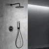 Imex Colonne de Douche Encastrée Anti-Calcaire Noir Mat LINE GPD038/NG