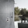 Imex Colonne de Douche Encastrée Thermostatique Anti-Calcaire Nickel Brossé MONZA GTD038/NQ