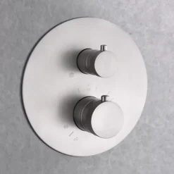 Imex Colonne de Douche Encastrée Thermostatique Anti-Calcaire Nickel Brossé MONZA GTD038/NQ