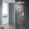 Imex Colonne de Douche Encastrée Anti-Calcaire Chrome PISA GPP048* Colonne De Douche Encastrable