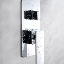 Imex Colonne de Douche Encastrée Anti-Calcaire Chrome PISA GPP048* Colonne De Douche Encastrable
