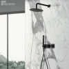Imex Colonne de Douche Encastrée Thermostatique Anti-Calcaire Noir Mat TIBET GTT054/NG